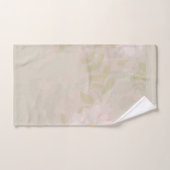 Elegant Gold Pink Abstracte Floral Bad Handdoek (Handdoek)