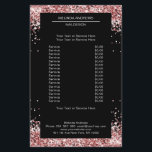 Elegant Gold Pink beide zijden brochure<br><div class="desc">Een elegant en geraffineerd ontwerp met een digitaal afbeelding van zilver-lila glas. Nota: Het productieproces gebruikt geen echte film, slechts wordt de kleur grondig gedrukt. Voeg uw gegevens, logo, bedrijfsdetails en afbeeldingen in minuten toe.</div>