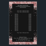 Elegant Gold Pink beide zijden brochure<br><div class="desc">Een elegant en geraffineerd ontwerp met een digitaal afbeelding van zilver-lila glas. Nota: Het productieproces gebruikt geen echte film,  slechts wordt de kleur grondig gedrukt. Voeg uw gegevens,  logo,  bedrijfsdetails en afbeeldingen in minuten toe.</div>