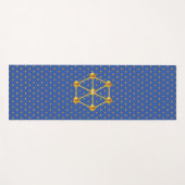 Elegant Gold Polka Dots Yogamat (Voorkant (horizontaal))