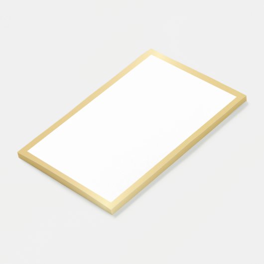 Elegant Gold Post-it® Notes (Schuin)