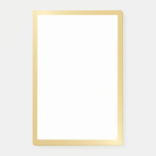 Elegant Gold Post-it® Notes (Voorkant)