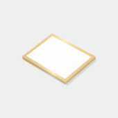 Elegant Gold Post-it® Notes (Schuin)