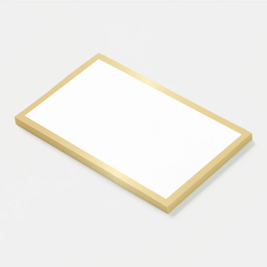 Elegant Gold Post-it® Notes (Schuin)