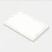 Elegant Gold Post-it® Notes (Schuin)