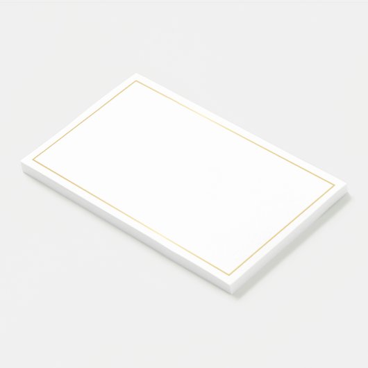 Elegant Gold Post-it® Notes (Schuin)