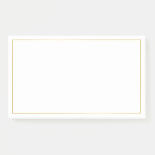 Elegant Gold Post-it® Notes (Voorkant)
