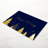 Elegant Gold Prettige feestdagen Company Folie Car (Gedraaid)