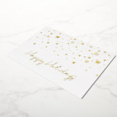 Elegant Gold Prettige feestdagen Company Folie Car (Gedraaid)