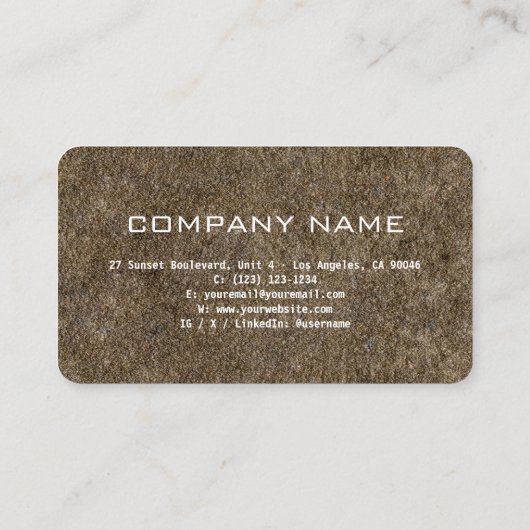 Elegant Gold Professional Design Moderne QR-code Visitekaartje (Achterkant)