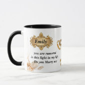 Elegant Gold Proposal Mug - "Will You Marry Me" Cu Mok (Links)