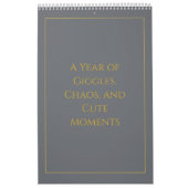 Elegant Gold Quote Calendar 2026 Kalender (Hoes)