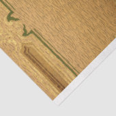 Elegant  Gold Rococo Floral Tissuepapier (Detail)