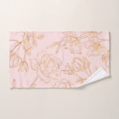 Elegant Gold Roos Bad Handdoek (Handdoek)