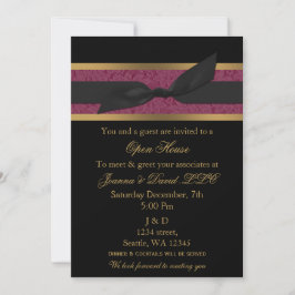 Elegant Gold roze Corporate party Invitation Kaart