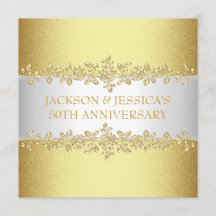 Elegant Gold Rozen 50e Jubileum Partij