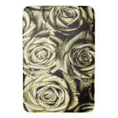 Elegant Gold Rozen Badmat (Voorkant Verticaal)