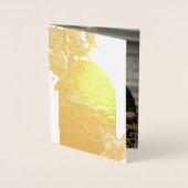 Elegant Gold Rozen Weddenschap Hartelijk dank Folie Kaarten (Voorkant)