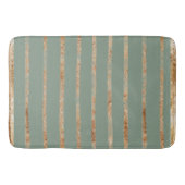 Elegant Gold Sage Green Badmat (Voorkant)
