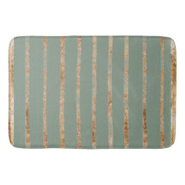 Elegant Gold Sage Green Badmat