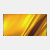 Elegant Gold Satin Faux textuur Bureaumat (Voorkant)