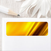 Elegant Gold Satin Faux textuur Etiket (Insitu)