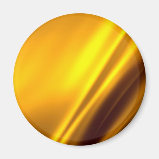 Elegant Gold Satin Faux textuur Magneet (Voorkant)