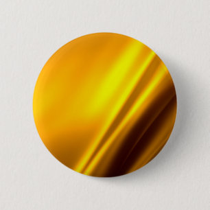 Elegant Gold Satin Faux textuur Ronde Button 5,7 Cm