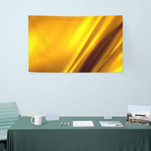 Elegant Gold Satin Faux textuur Spandoek (Beurs)