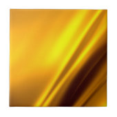 Elegant Gold Satin Faux textuur Tegeltje (Voorkant)