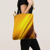 Elegant Gold Satin Faux textuur Tote Bag (Dichtbij)