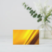 Elegant Gold Satin Faux textuur Visitekaartje (Staand voorkant)