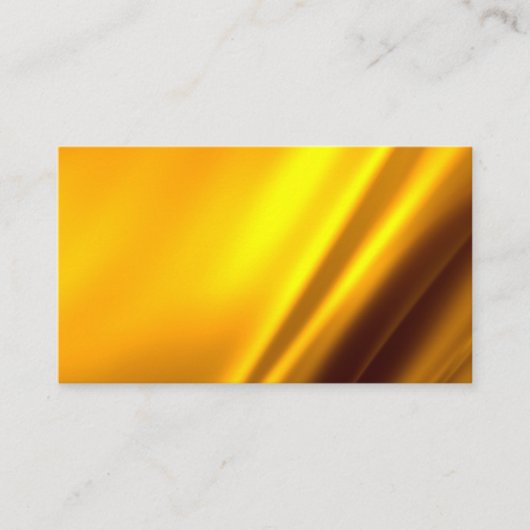 Elegant Gold Satin Faux textuur Visitekaartje (Voorkant)