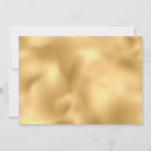 Elegant Gold Save the Date 50th Jubileum Card (Achterkant)