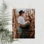 Elegant Gold Save the Date Folie Uitnodiging