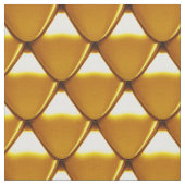 Elegant Gold Scale Patroon Stof (Close Up)