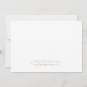 Elegant Gold Script 4 Fotocollage bewaart de datum Save The Date (Achterkant)