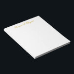 Elegant Gold Script - Aangepaste laptop Notitieblok<br><div class="desc">Elegant gouden script, aangepast notebookscherm.</div>