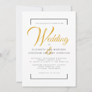 Elegant Gold Script en zwarte scripts Religieuze Kaart