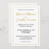 Elegant Gold Script Formele scripts Religieuze Kaart (Voorkant / Achterkant)