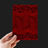 Elegant Gold Script Lace Vampire Halloween Folie Uitnodiging