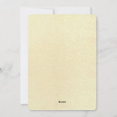 Elegant Gold Script Merry kerst Aangepaste foto Feestdagenkaart (Achterkant)