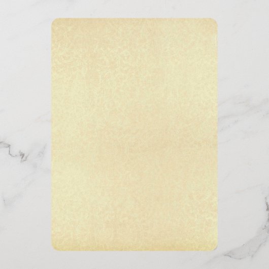 Elegant Gold Script Merry kerst Aangepaste foto Folie Feestdagenkaart (Achterkant)