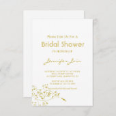 Elegant Gold Script vrijgezellenfeest card, Bedankkaart (Voorkant / Achterkant)