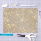 Elegant Gold Scroll Tissuepapier (Craft)