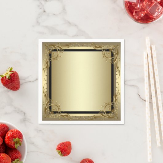 Elegant Gold Servetten (Insitu)