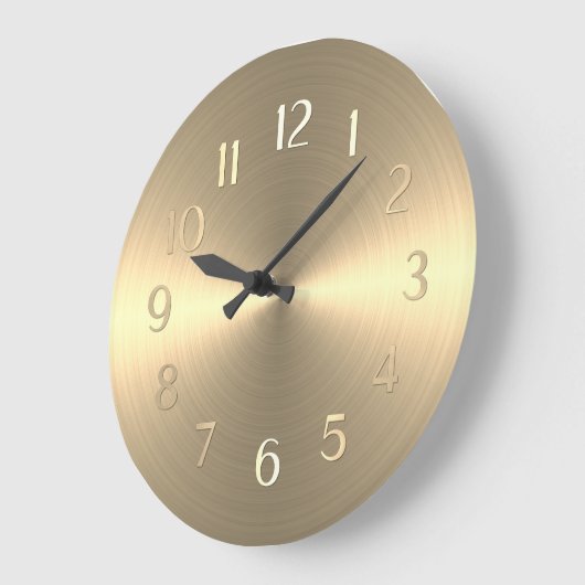 Elegant Gold Sheen Grote Klok (Hoek)