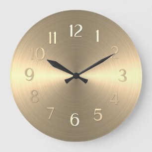 Elegant Gold Sheen Grote Klok
