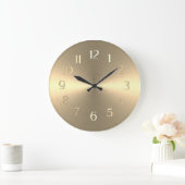 Elegant Gold Sheen Grote Klok (Huis)