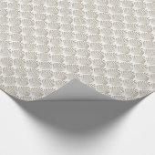 Elegant Gold Shell Pattern Cadeaupapier (Hoek)